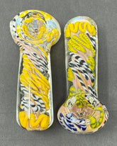 4 Inch Fumed Art Heavy Hand Pipe